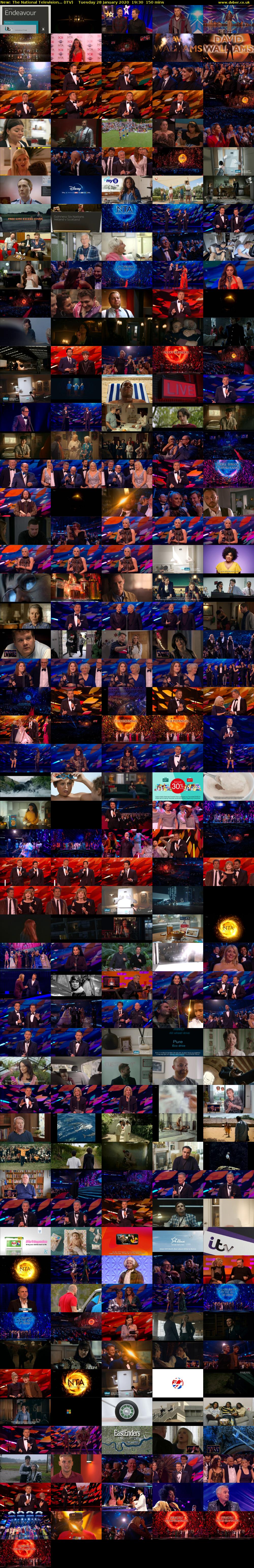 The National Television... (ITV) Tuesday 28 January 2020 19:30 - 22:00