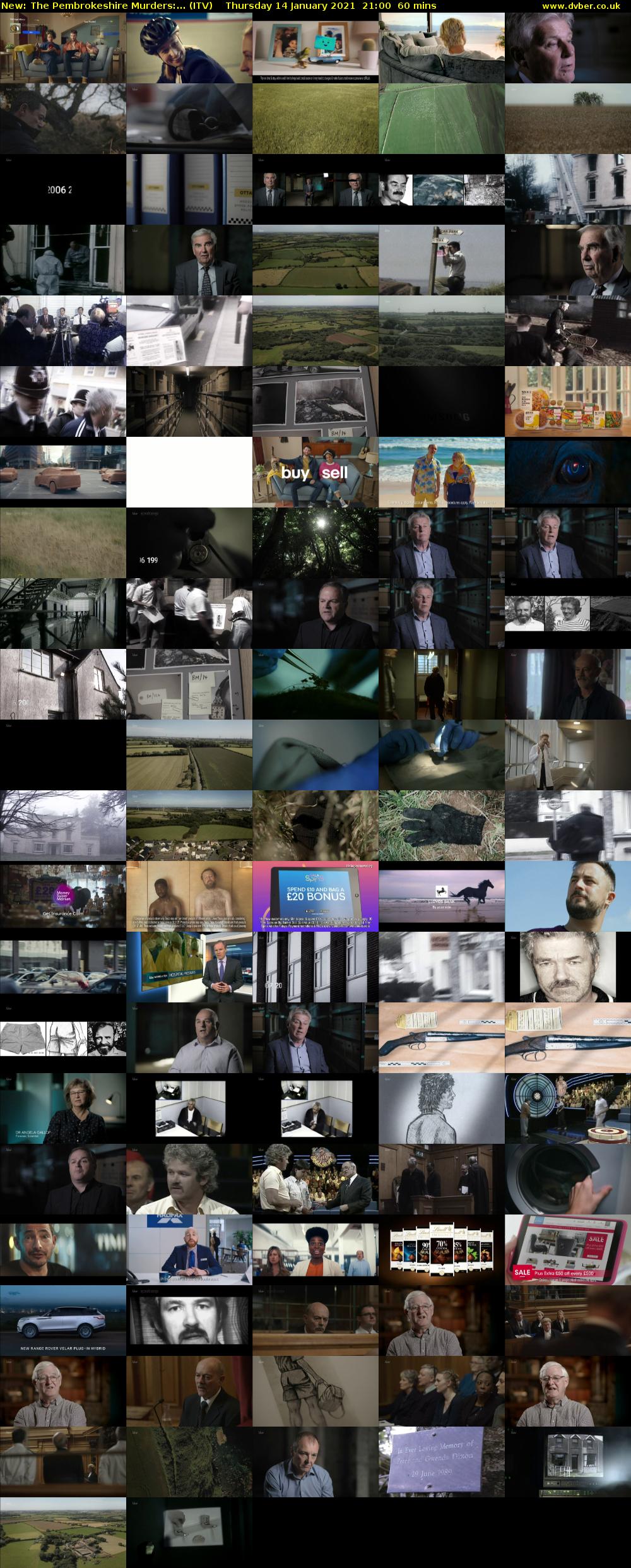 The Pembrokeshire Murders:... (ITV) Thursday 14 January 2021 21:00 - 22:00
