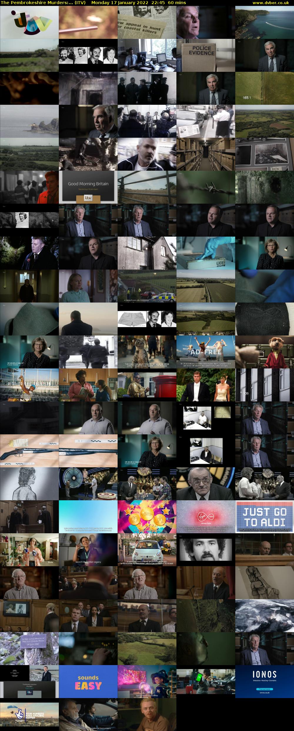 The Pembrokeshire Murders:... (ITV) Monday 17 January 2022 22:45 - 23:45