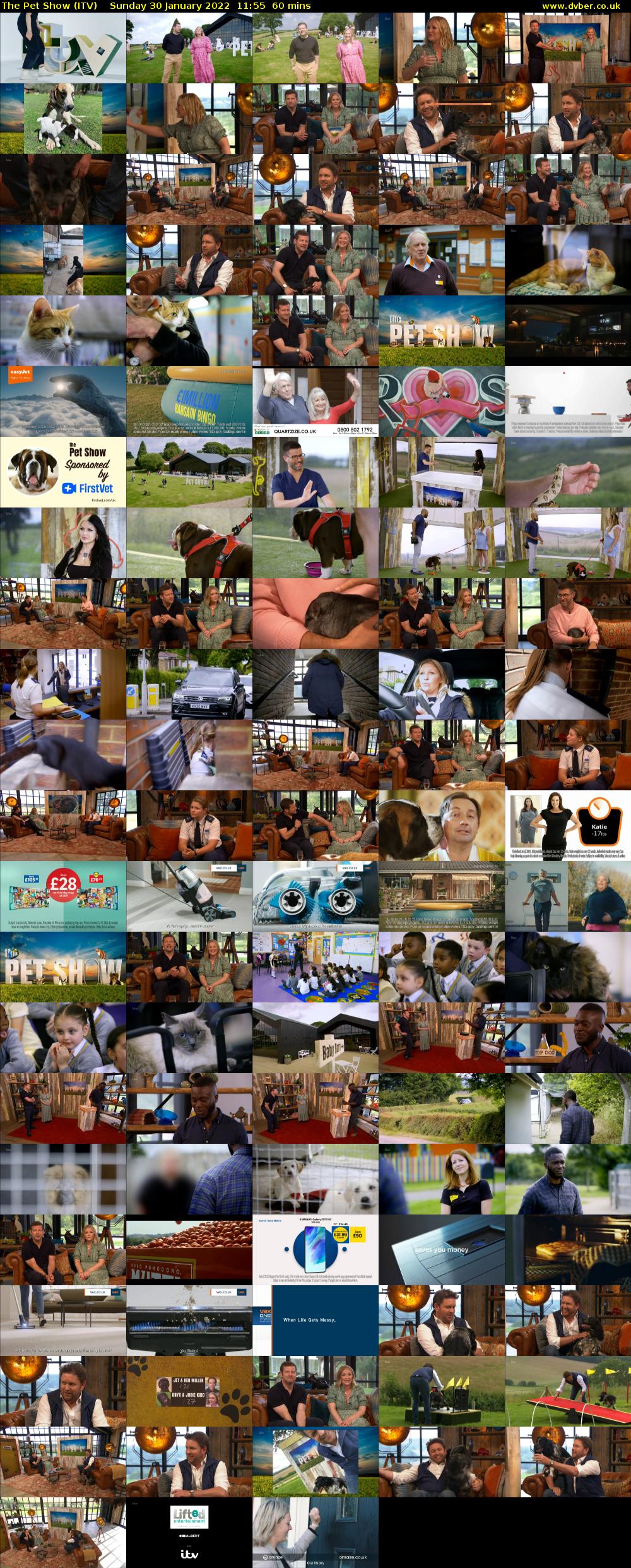 The Pet Show (ITV) Sunday 30 January 2022 11:55 - 12:55