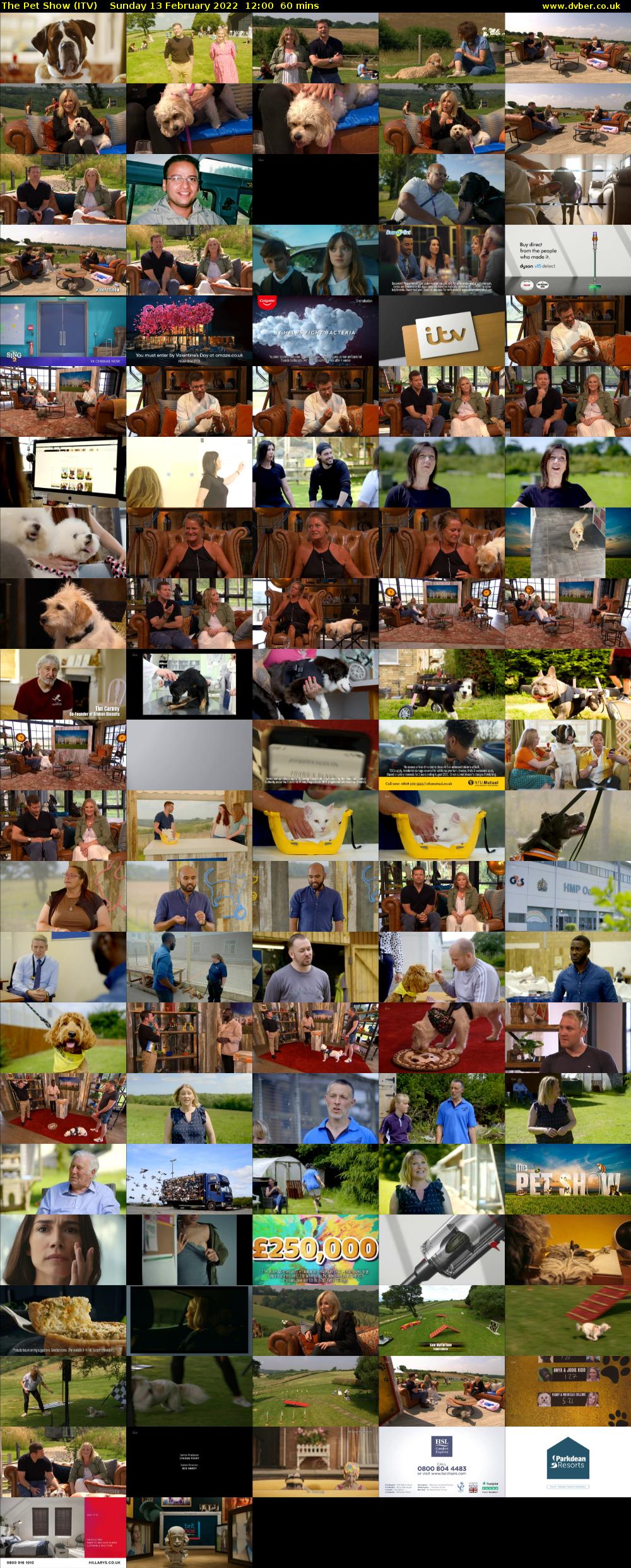 The Pet Show (ITV) Sunday 13 February 2022 12:00 - 13:00