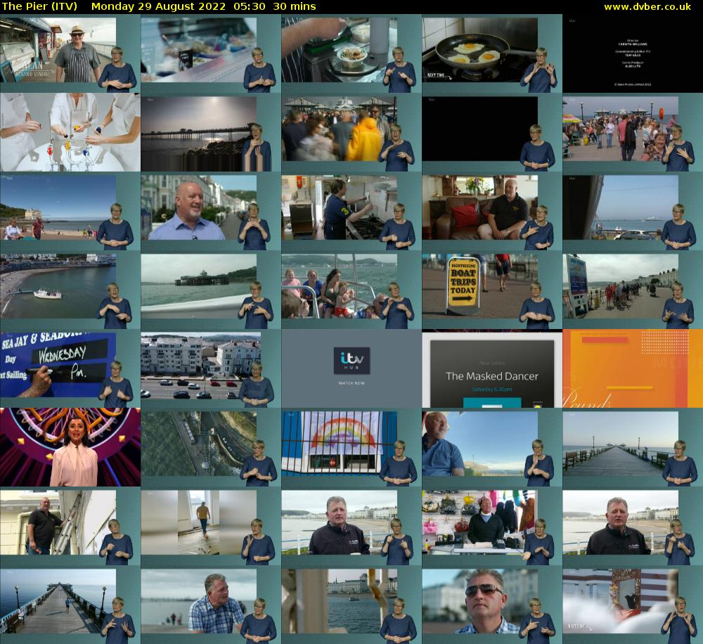 The Pier (ITV) Monday 29 August 2022 05:30 - 06:00