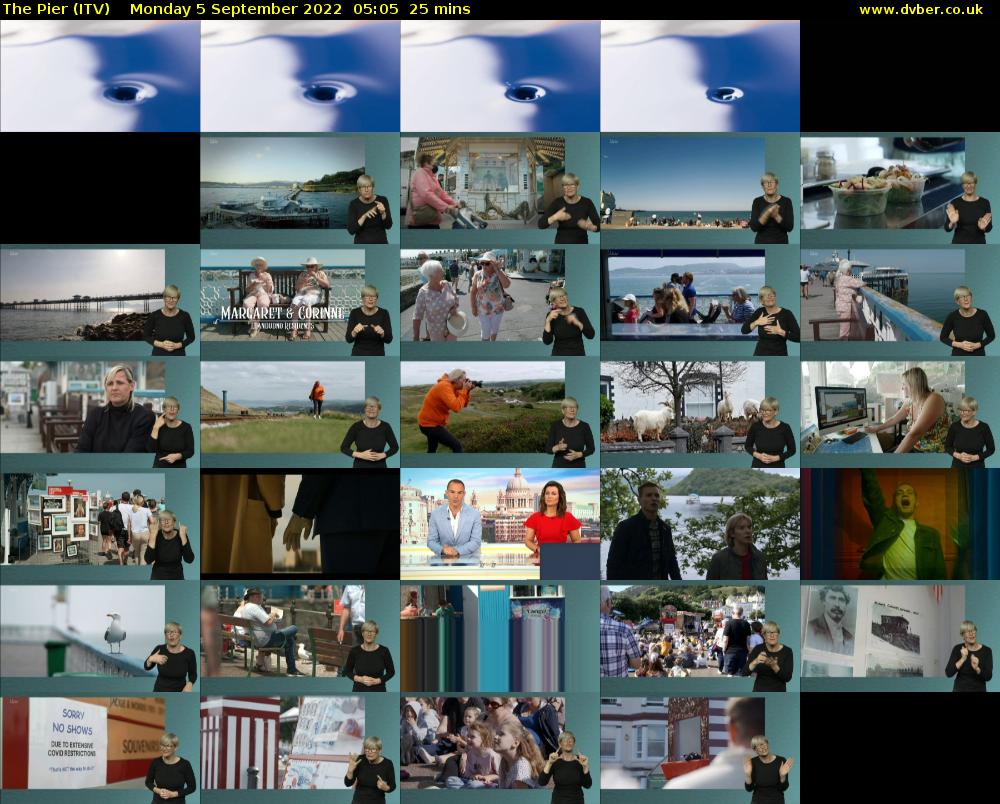 The Pier (ITV) Monday 5 September 2022 05:05 - 05:30