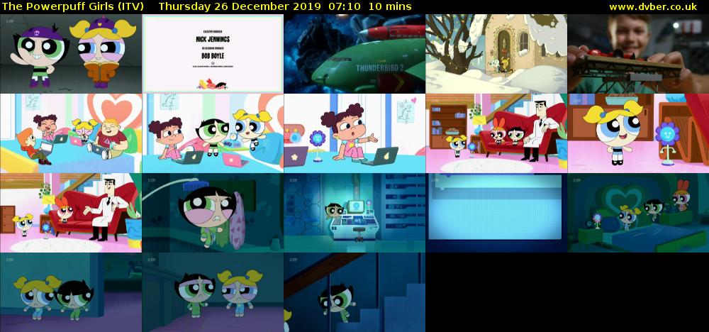 The Powerpuff Girls (ITV) Thursday 26 December 2019 07:10 - 07:20