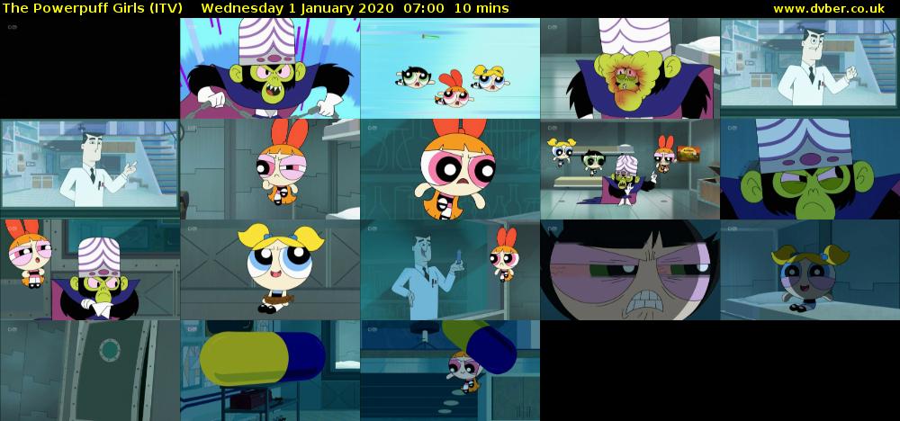 The Powerpuff Girls (ITV) Wednesday 1 January 2020 07:00 - 07:10