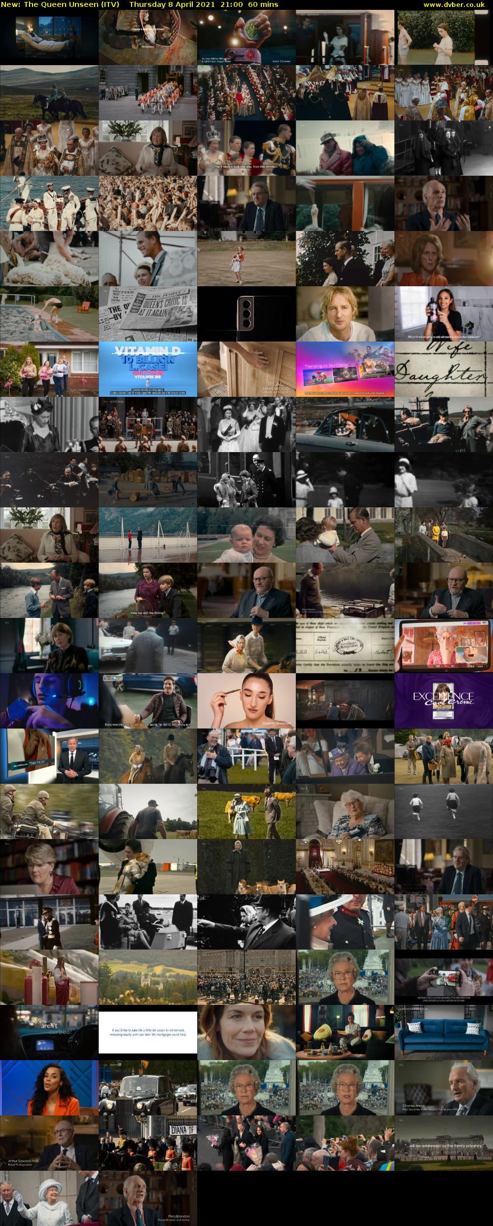 The Queen Unseen (ITV) Thursday 8 April 2021 21:00 - 22:00