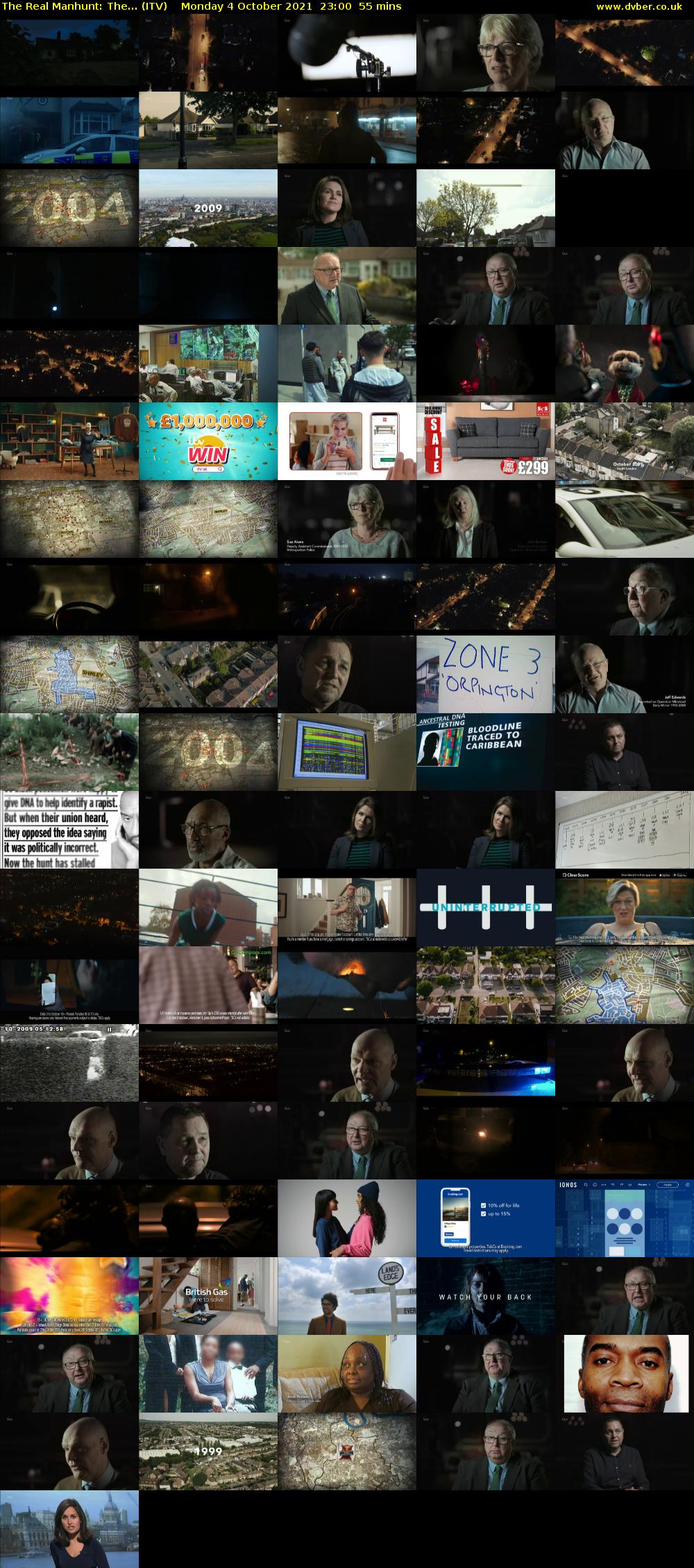 The Real Manhunt: The... (ITV) Monday 4 October 2021 23:00 - 23:55
