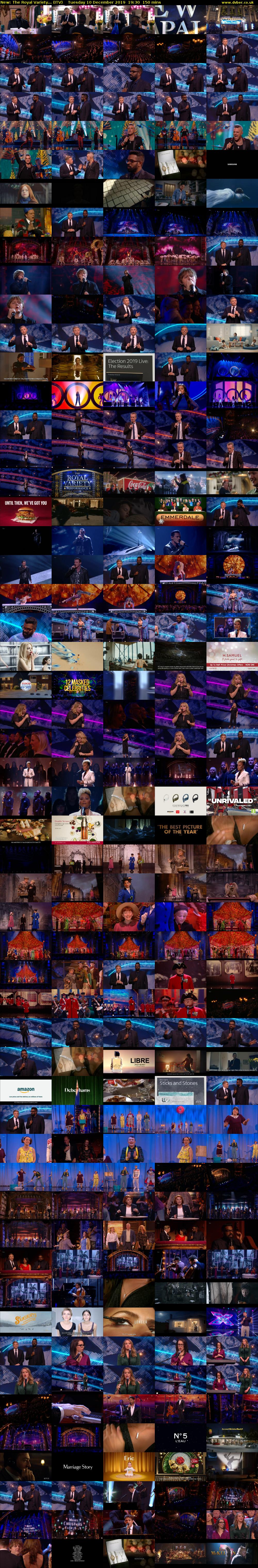 The Royal Variety... (ITV) Tuesday 10 December 2019 19:30 - 22:00