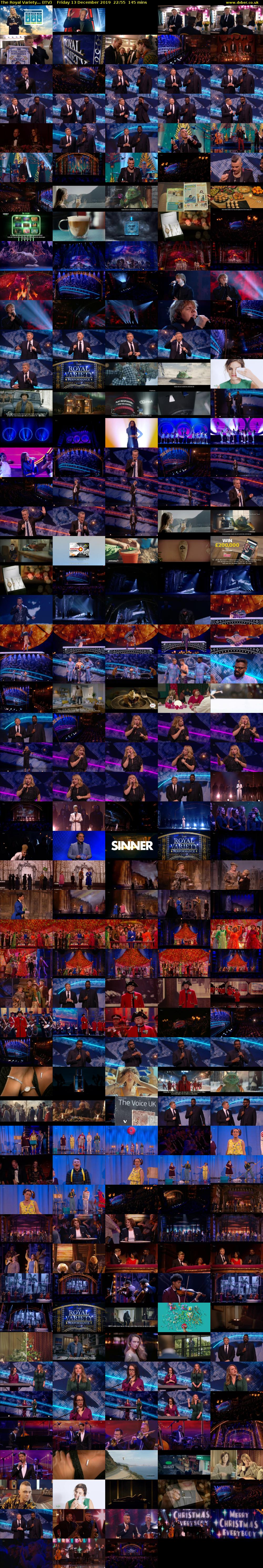 The Royal Variety... (ITV) Friday 13 December 2019 22:55 - 01:20