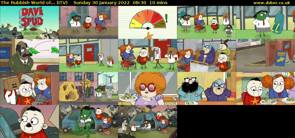 The Rubbish World of... (ITV) Sunday 30 January 2022 08:30 - 08:40