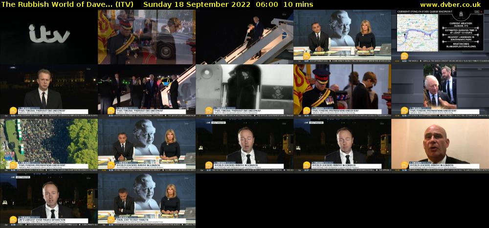 The Rubbish World of Dave... (ITV) Sunday 18 September 2022 06:00 - 06:10