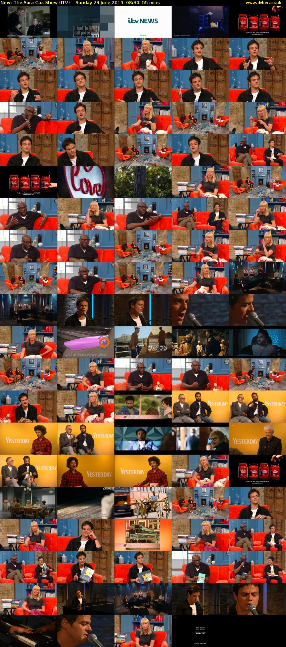The Sara Cox Show (ITV) Sunday 23 June 2019 08:30 - 09:25