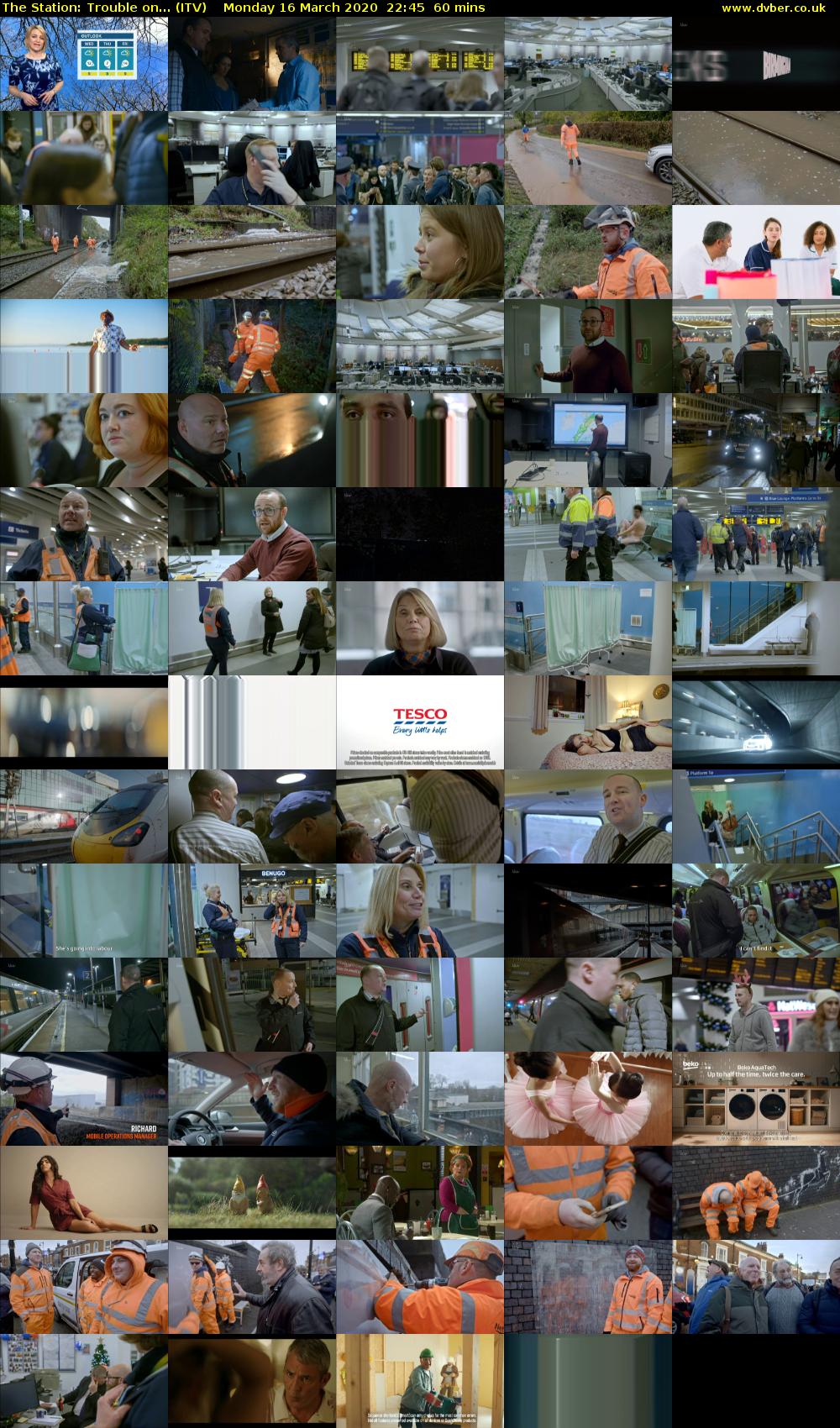 The Station: Trouble on... (ITV) Monday 16 March 2020 22:45 - 23:45