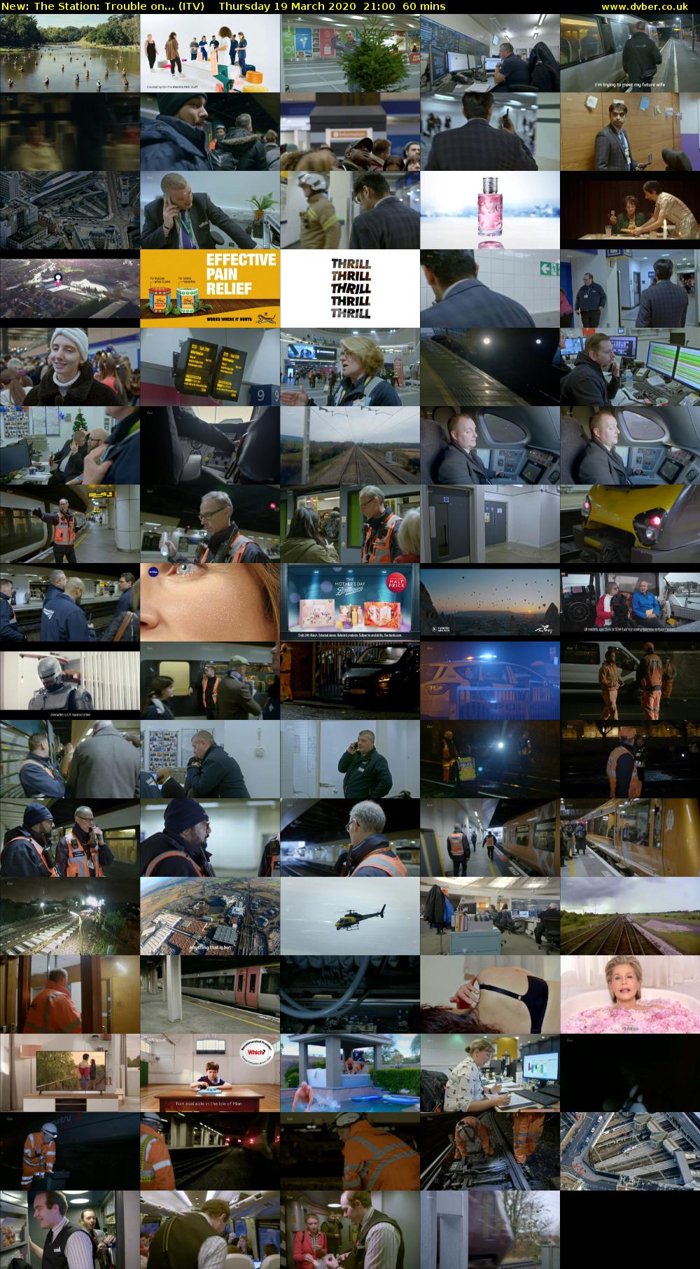 The Station: Trouble on... (ITV) Thursday 19 March 2020 21:00 - 22:00