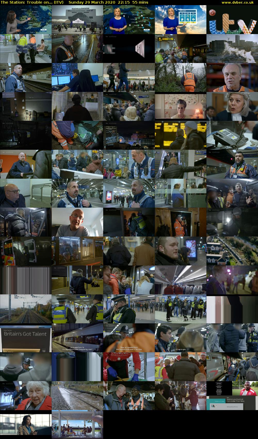 The Station: Trouble on... (ITV) Sunday 29 March 2020 22:15 - 23:10