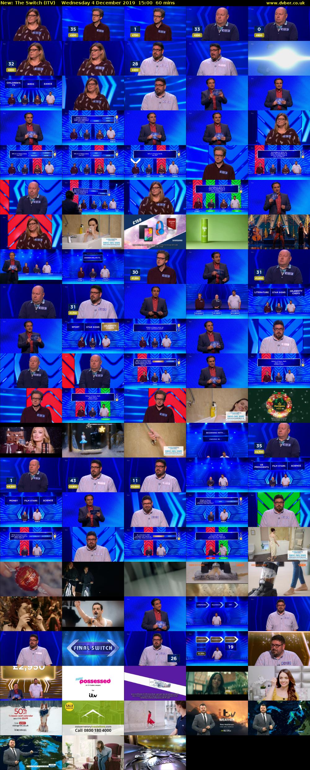The Switch (ITV) Wednesday 4 December 2019 15:00 - 16:00