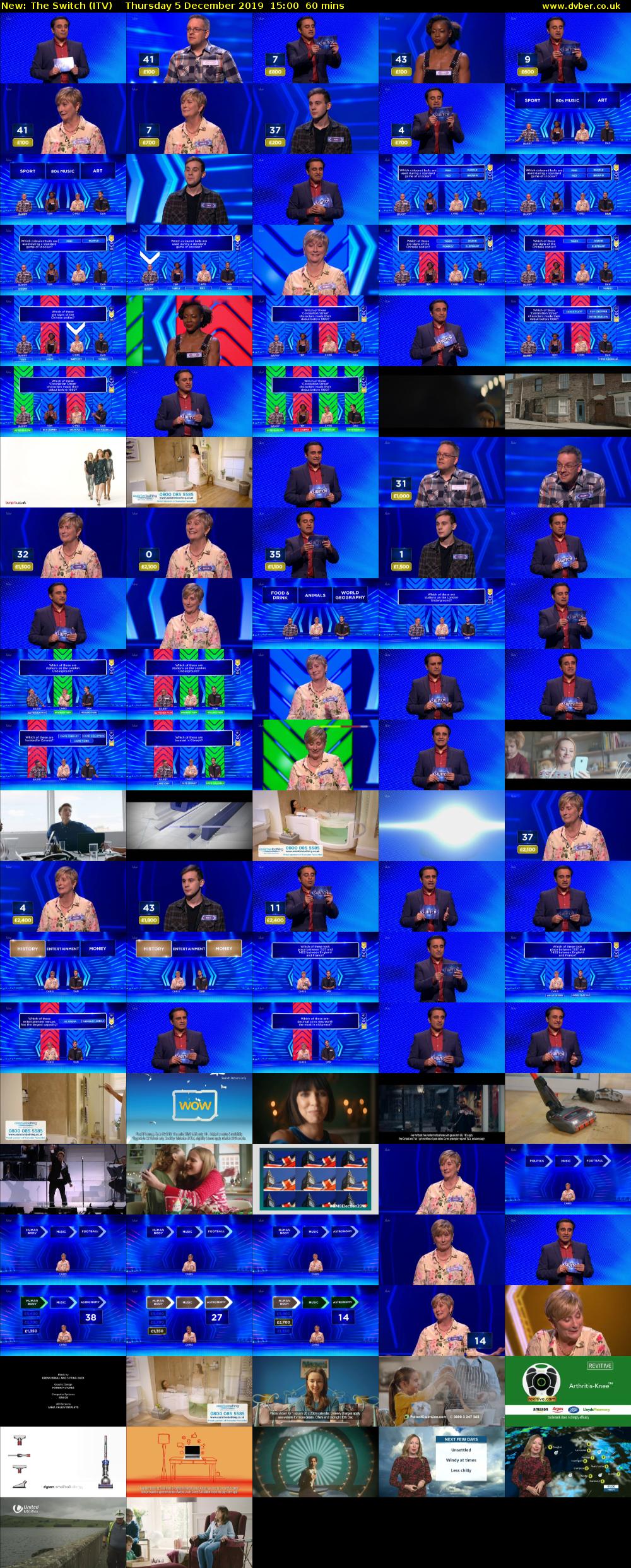 The Switch (ITV) Thursday 5 December 2019 15:00 - 16:00