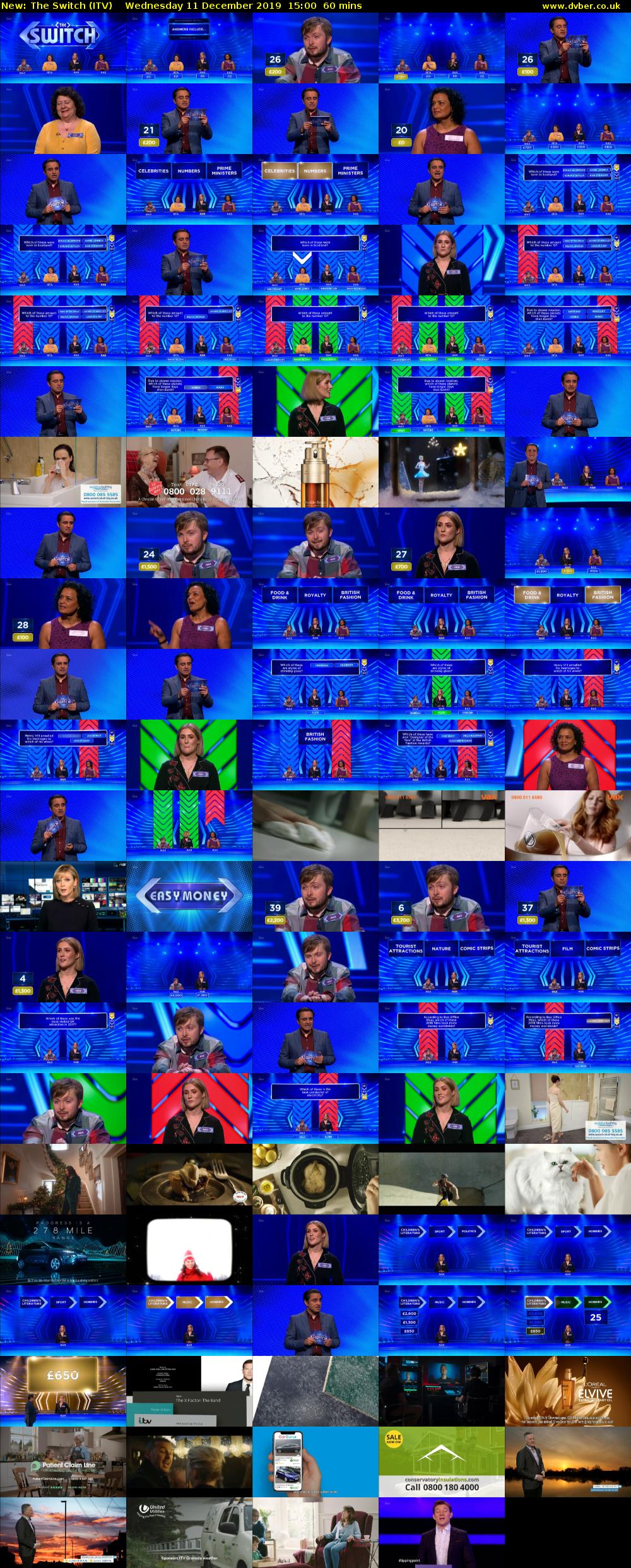 The Switch (ITV) Wednesday 11 December 2019 15:00 - 16:00