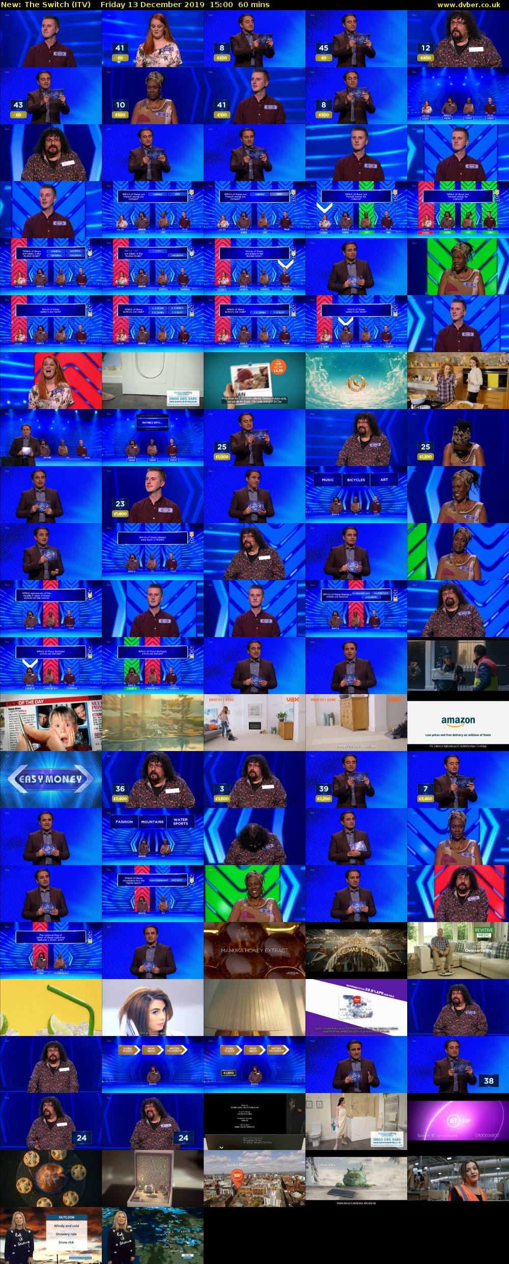 The Switch (ITV) Friday 13 December 2019 15:00 - 16:00