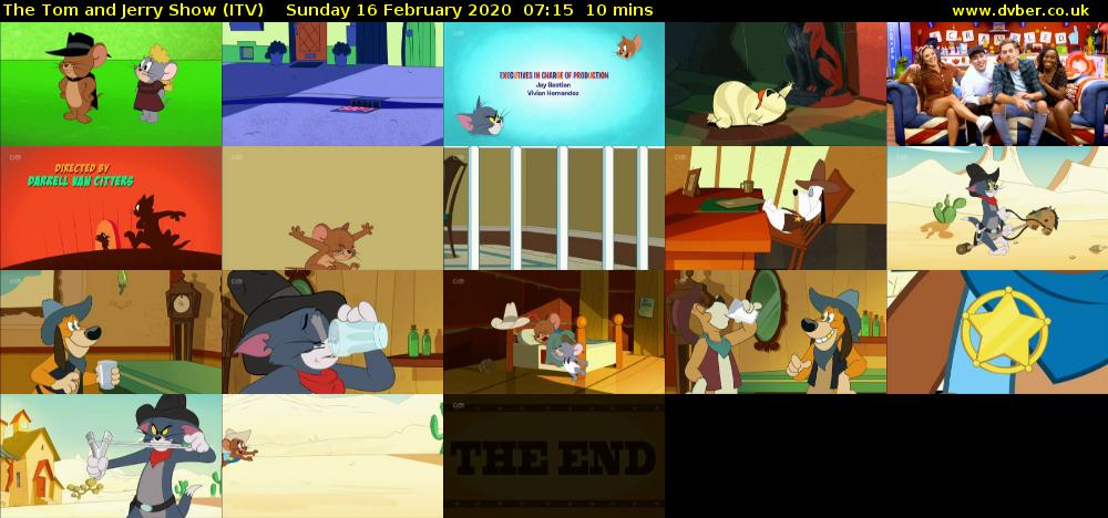 The Tom and Jerry Show (ITV) Sunday 16 February 2020 07:15 - 07:25
