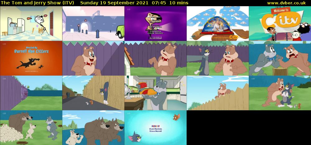 The Tom and Jerry Show (ITV) Sunday 19 September 2021 07:45 - 07:55