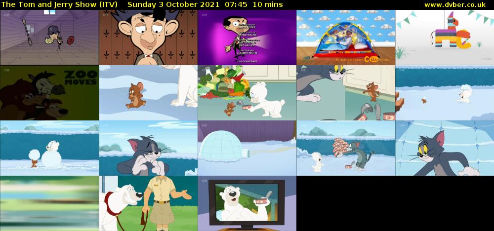 The Tom and Jerry Show (ITV) Sunday 3 October 2021 07:45 - 07:55