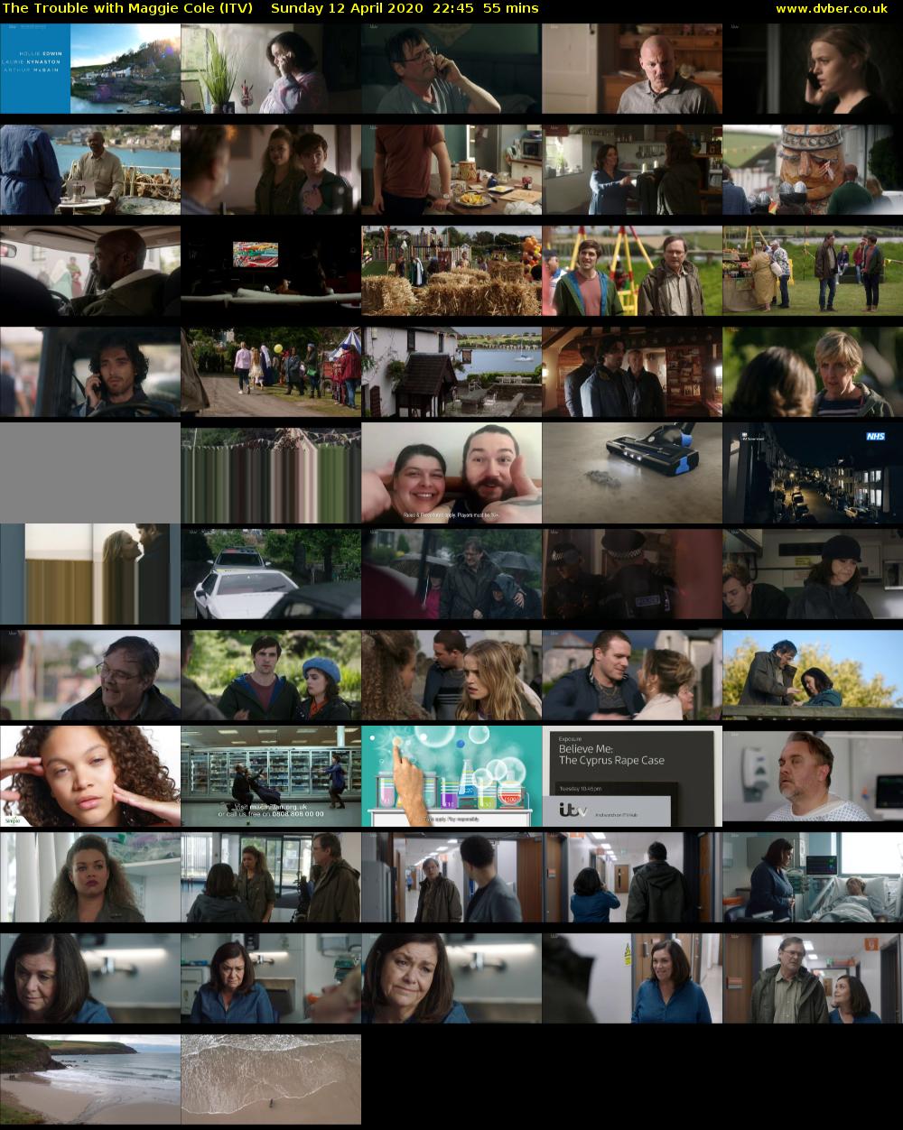 The Trouble with Maggie Cole (ITV) Sunday 12 April 2020 22:45 - 23:40