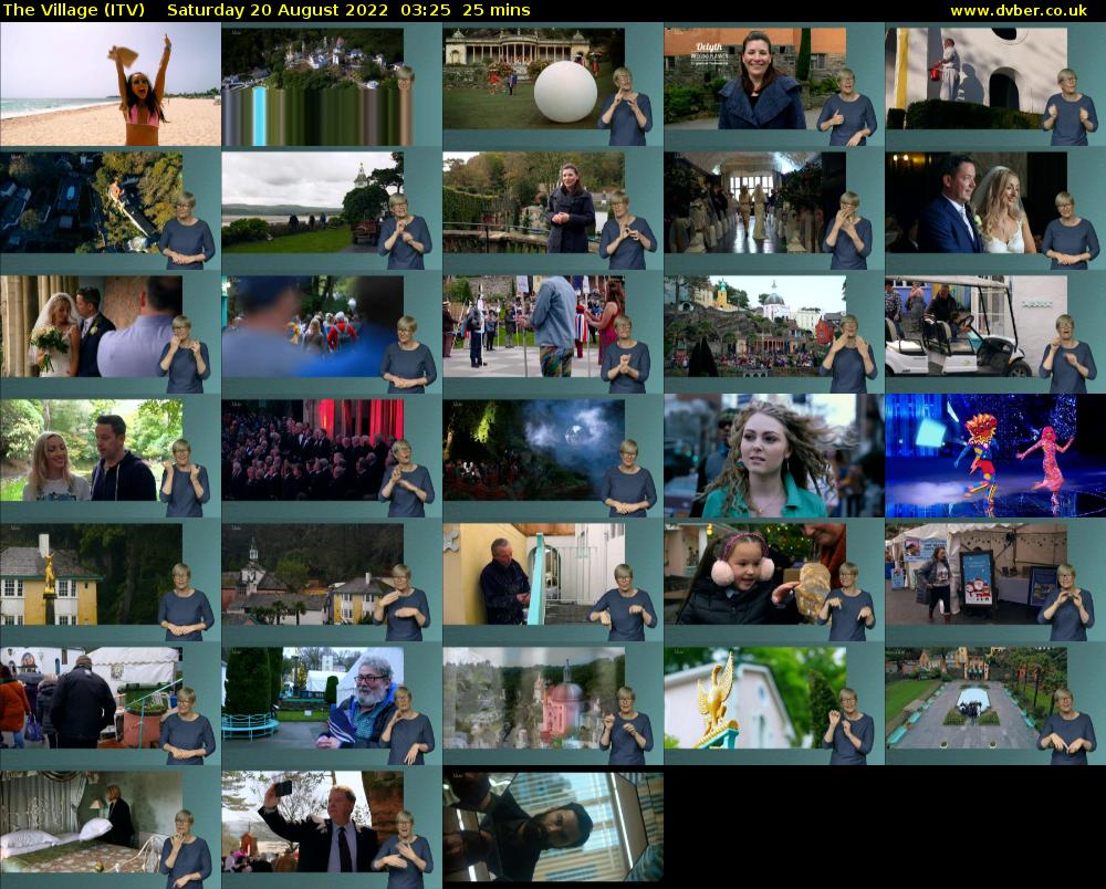 The Village (ITV) Saturday 20 August 2022 03:25 - 03:50