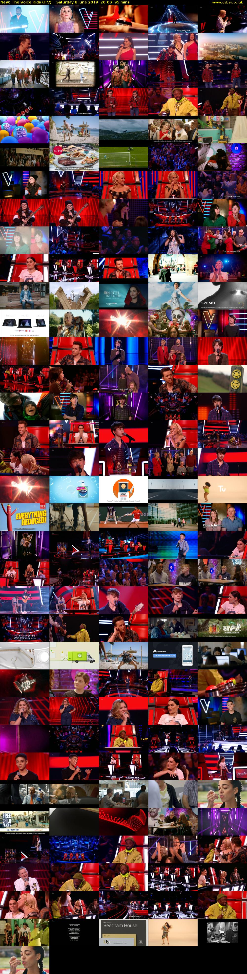 The Voice Kids (ITV) Saturday 8 June 2019 20:00 - 21:35