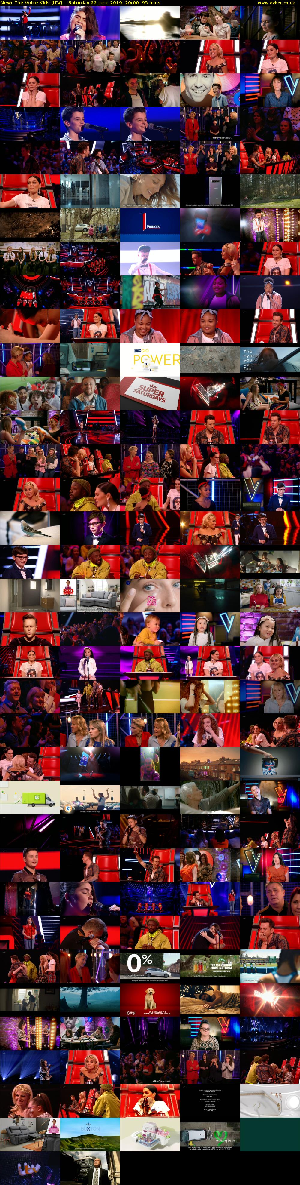 The Voice Kids (ITV) Saturday 22 June 2019 20:00 - 21:35