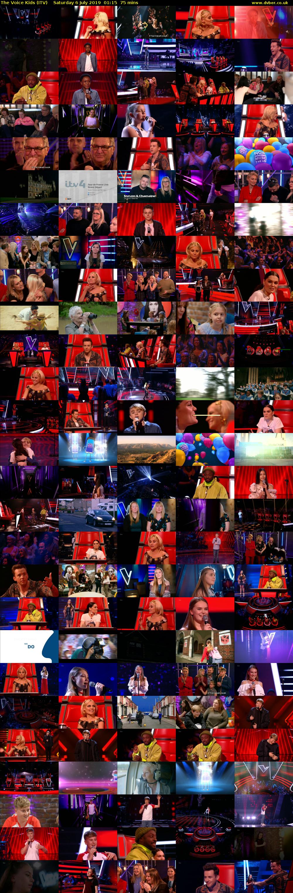 The Voice Kids (ITV) Saturday 6 July 2019 01:15 - 02:30