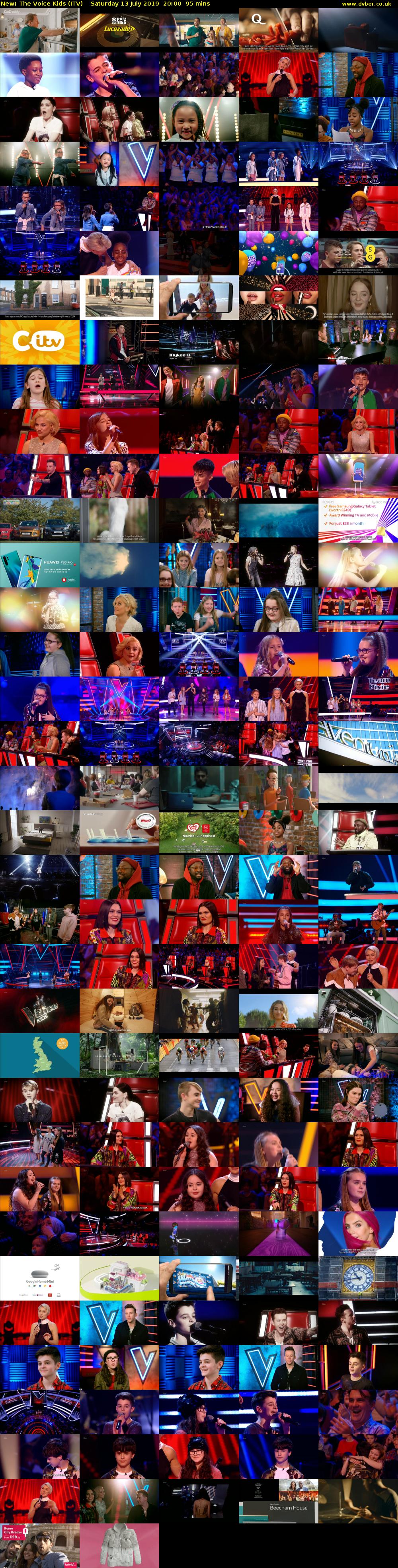 The Voice Kids (ITV) Saturday 13 July 2019 20:00 - 21:35