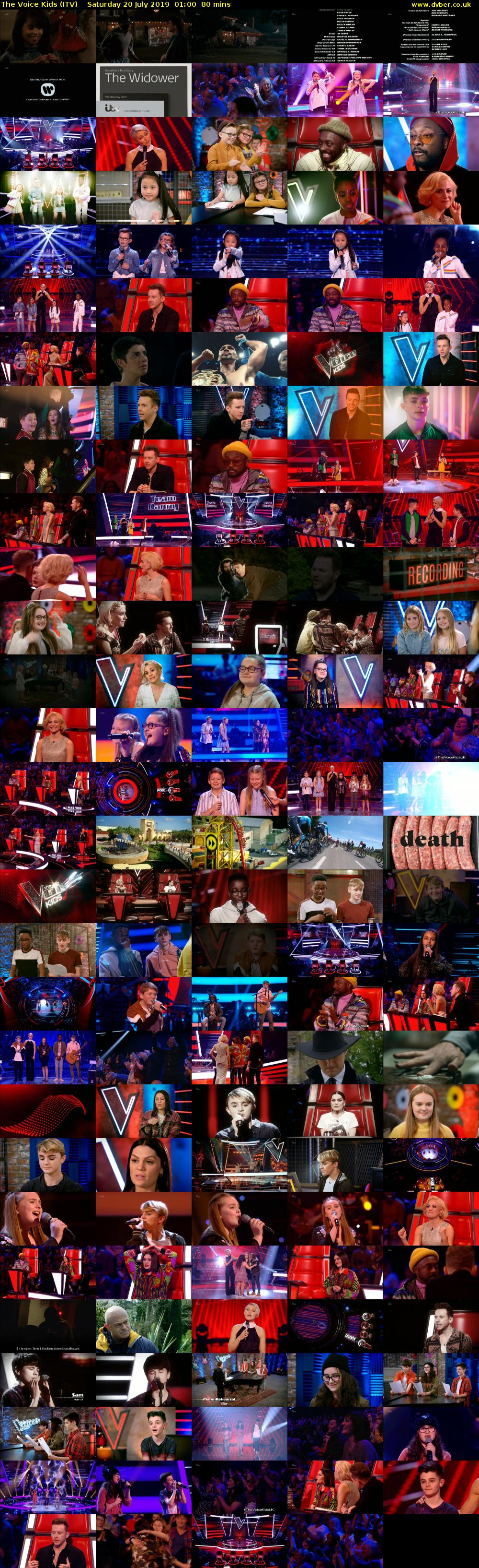The Voice Kids (ITV) Saturday 20 July 2019 01:00 - 02:20