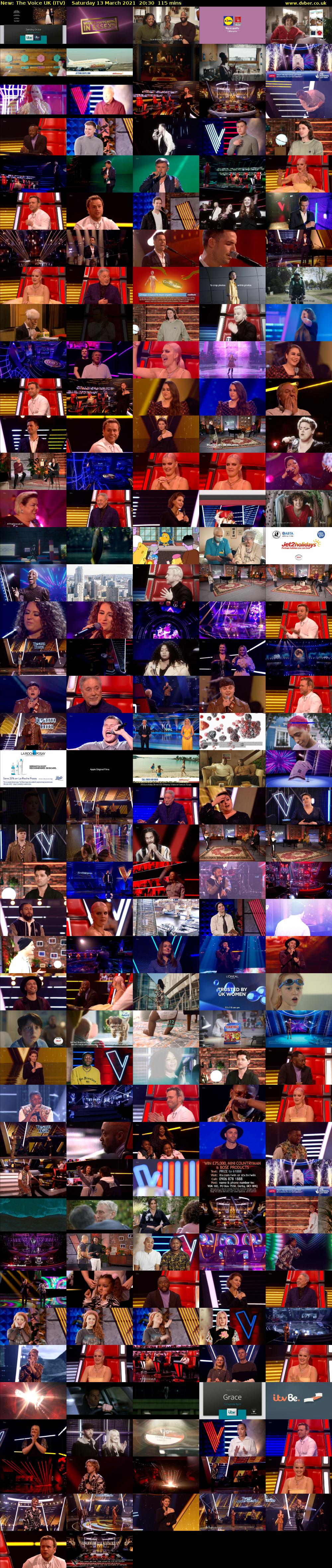 The Voice UK (ITV) Saturday 13 March 2021 20:30 - 22:25