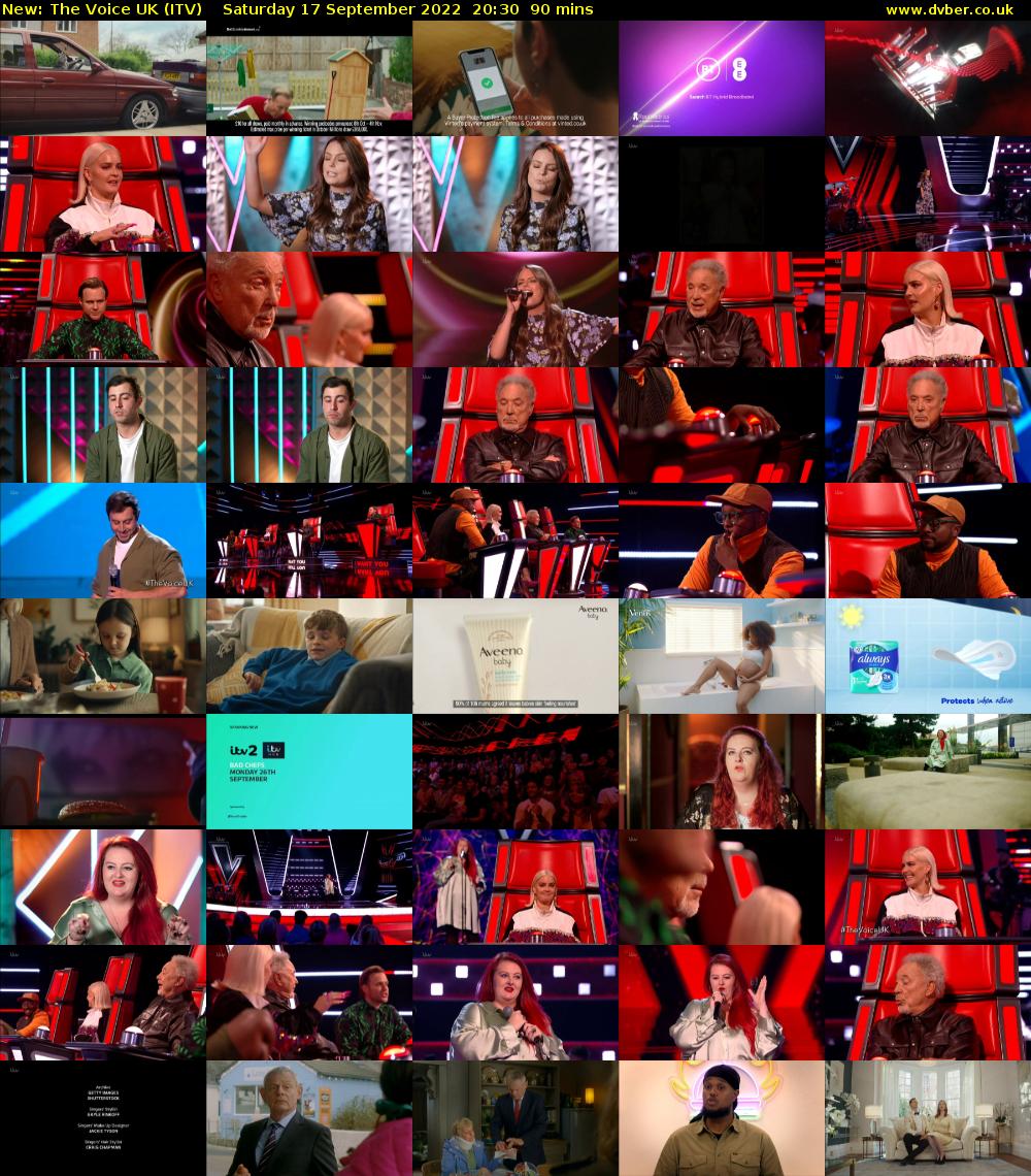 The Voice UK (ITV) 202209172030