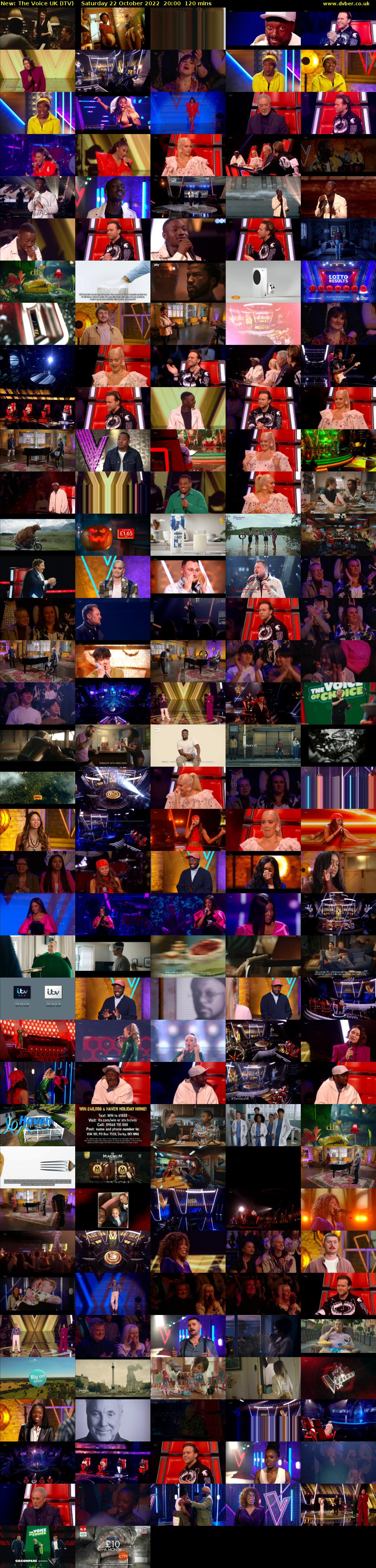 The Voice UK (ITV) Saturday 22 October 2022 20:00 - 22:00