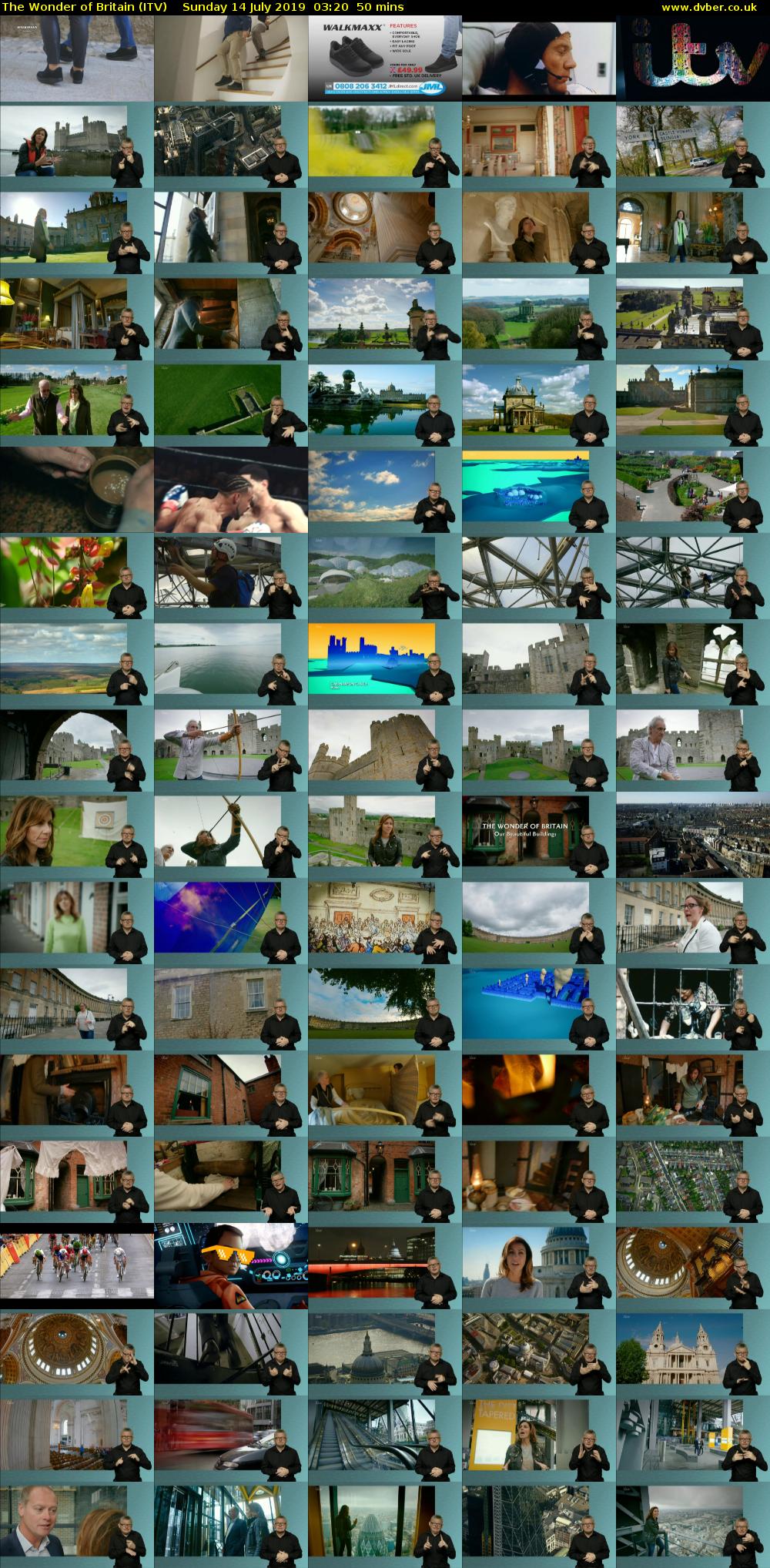 The Wonder of Britain (ITV) Sunday 14 July 2019 03:20 - 04:10