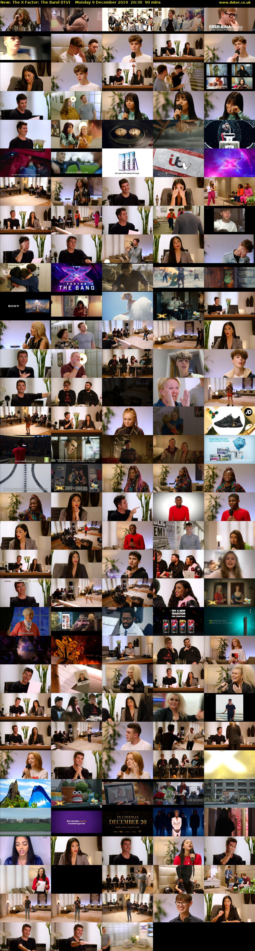 The X Factor: The Band (ITV) Monday 9 December 2019 20:30 - 22:00