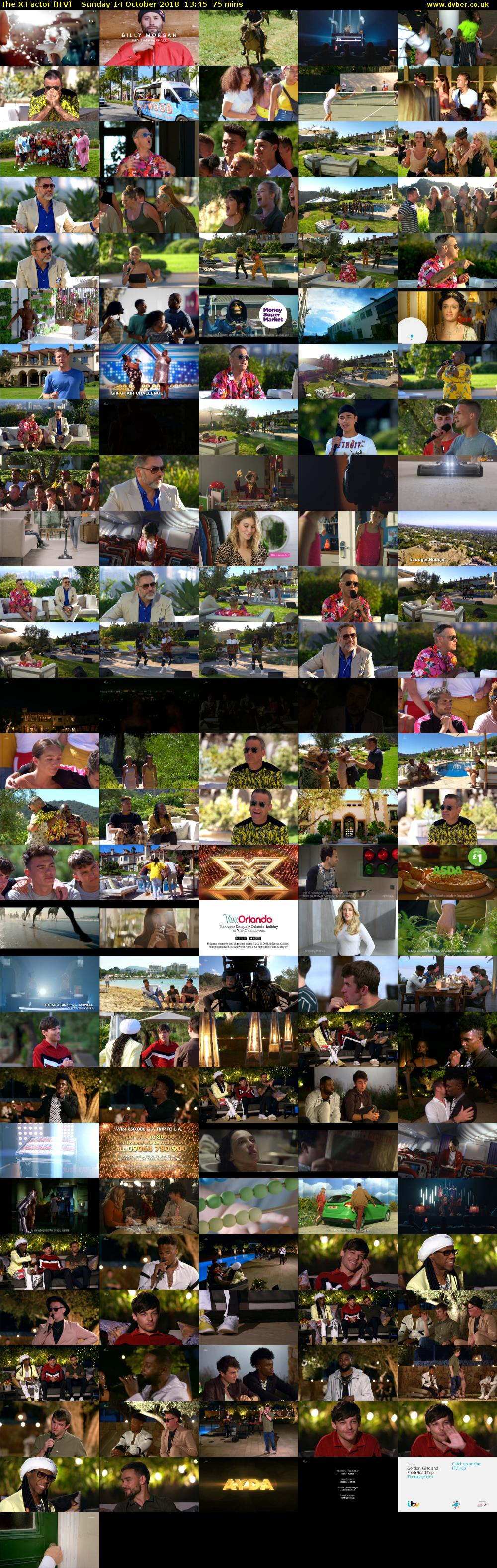 The X Factor (ITV) Sunday 14 October 2018 13:45 - 15:00