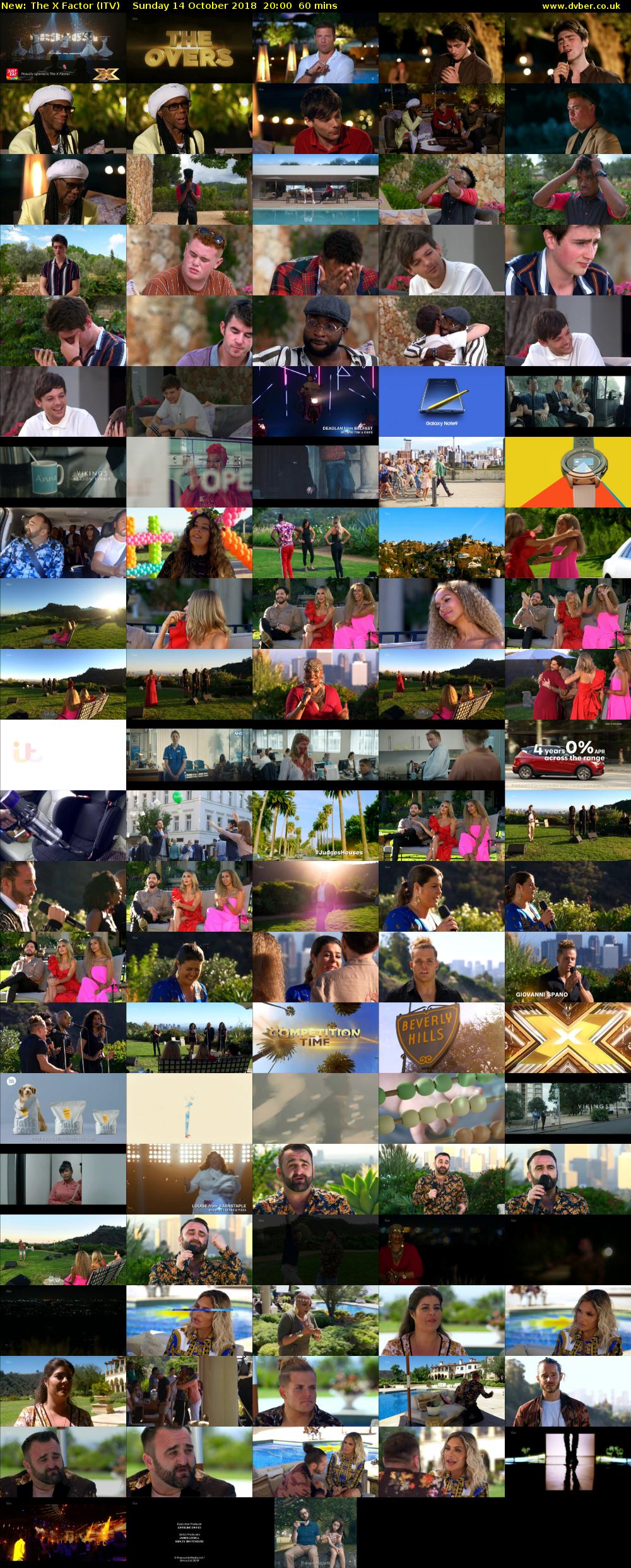The X Factor (ITV) Sunday 14 October 2018 20:00 - 21:00