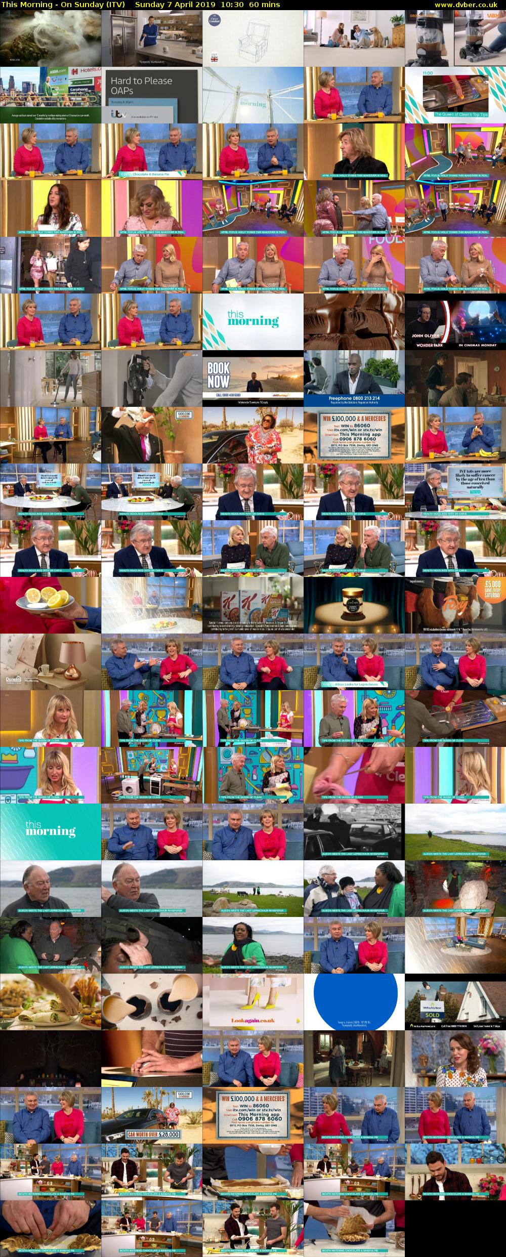 This Morning - On Sunday (ITV) Sunday 7 April 2019 10:30 - 11:30