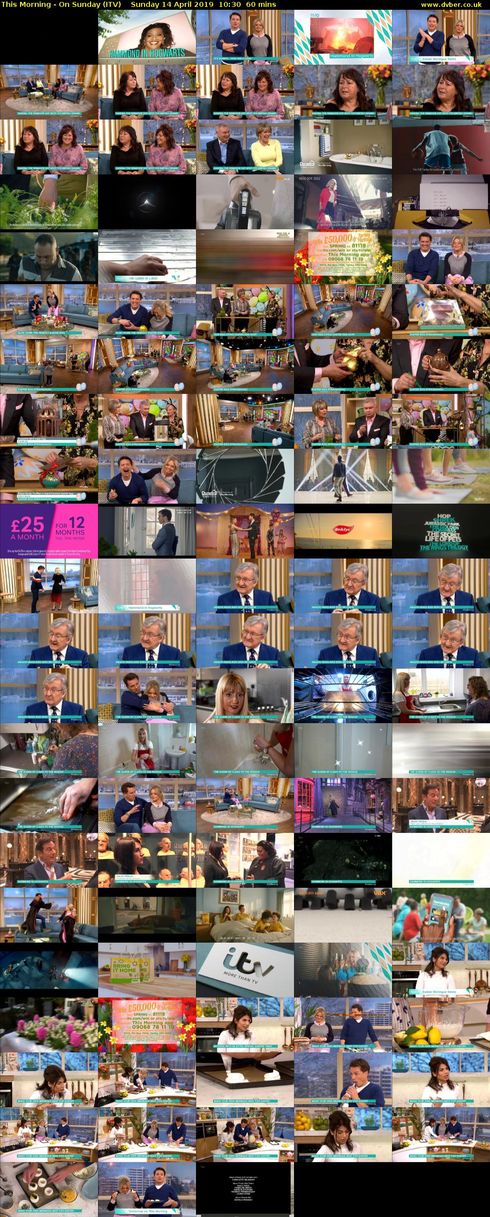 This Morning - On Sunday (ITV) Sunday 14 April 2019 10:30 - 11:30