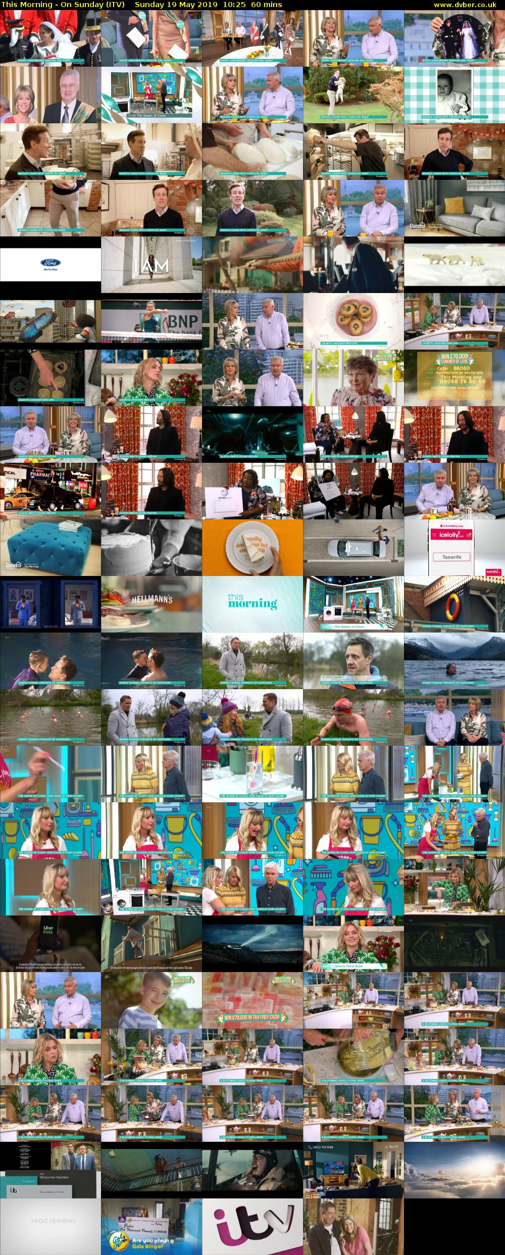 This Morning - On Sunday (ITV) Sunday 19 May 2019 10:25 - 11:25