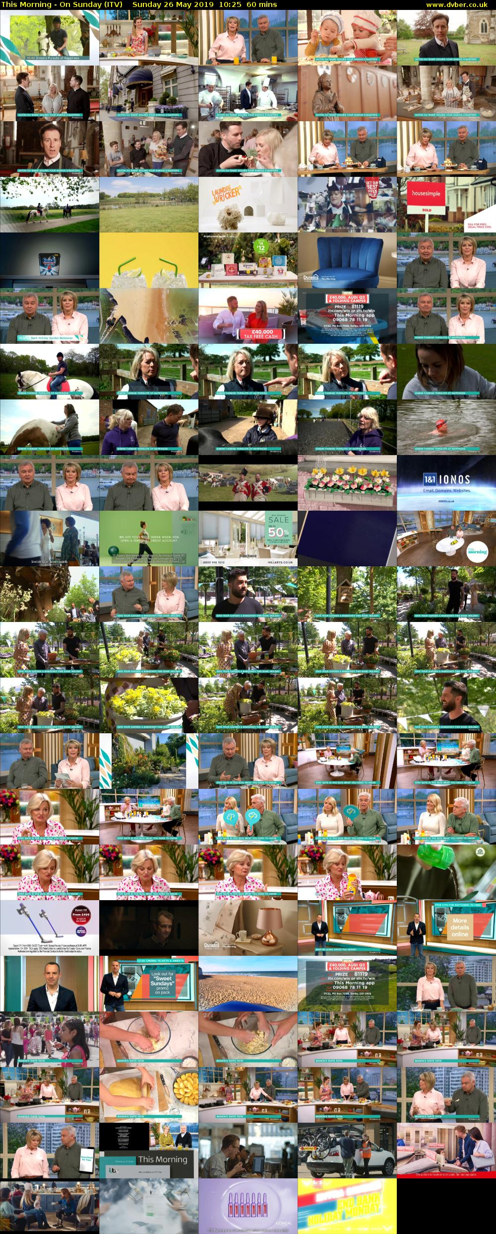 This Morning - On Sunday (ITV) Sunday 26 May 2019 10:25 - 11:25