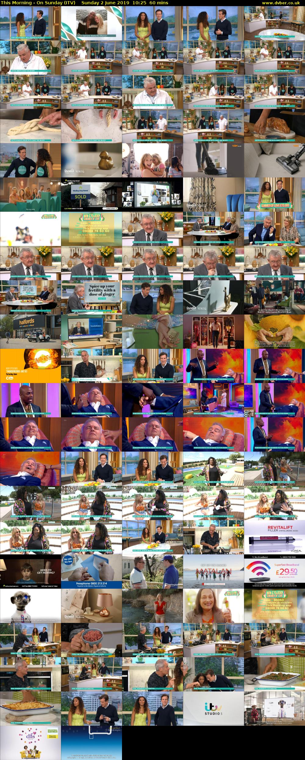 This Morning - On Sunday (ITV) Sunday 2 June 2019 10:25 - 11:25