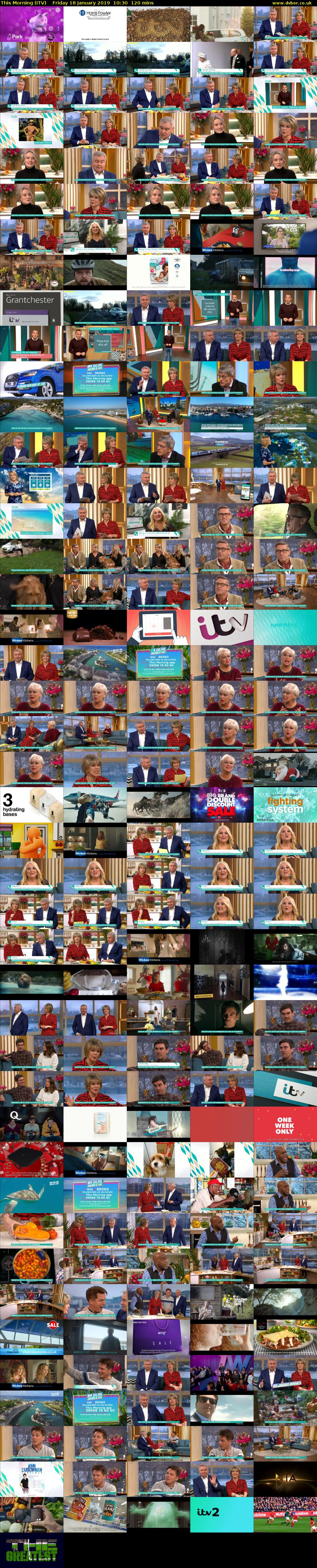 This Morning (ITV) Friday 18 January 2019 10:30 - 12:30