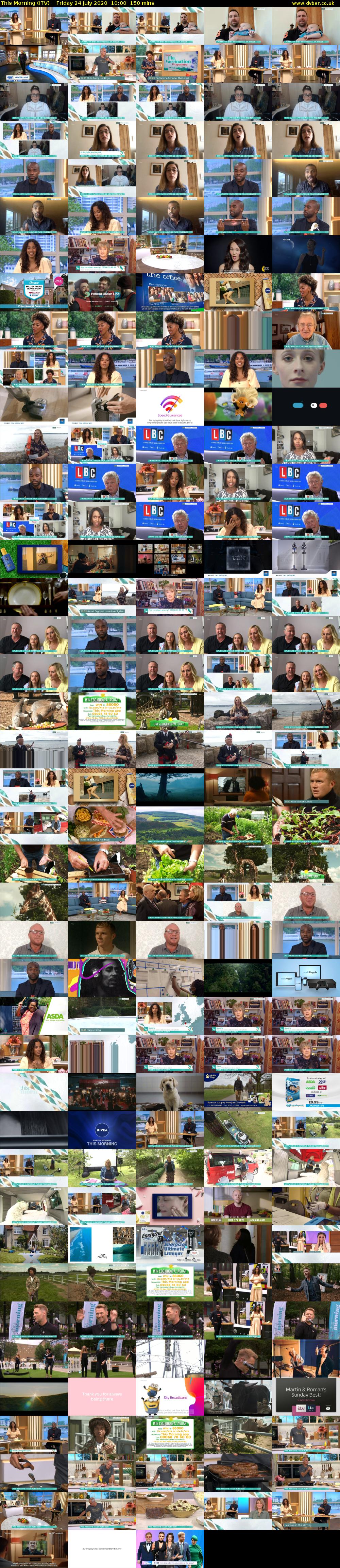 This Morning (ITV) Friday 24 July 2020 10:00 - 12:30