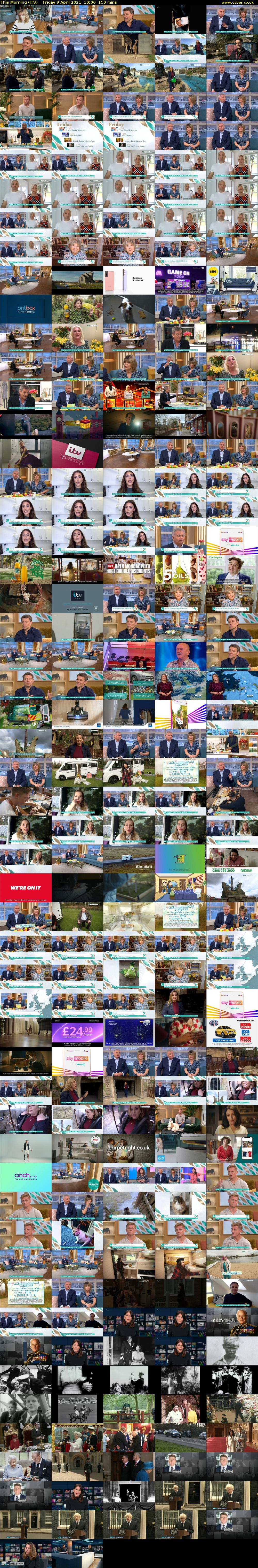 This Morning (ITV) Friday 9 April 2021 10:00 - 12:30