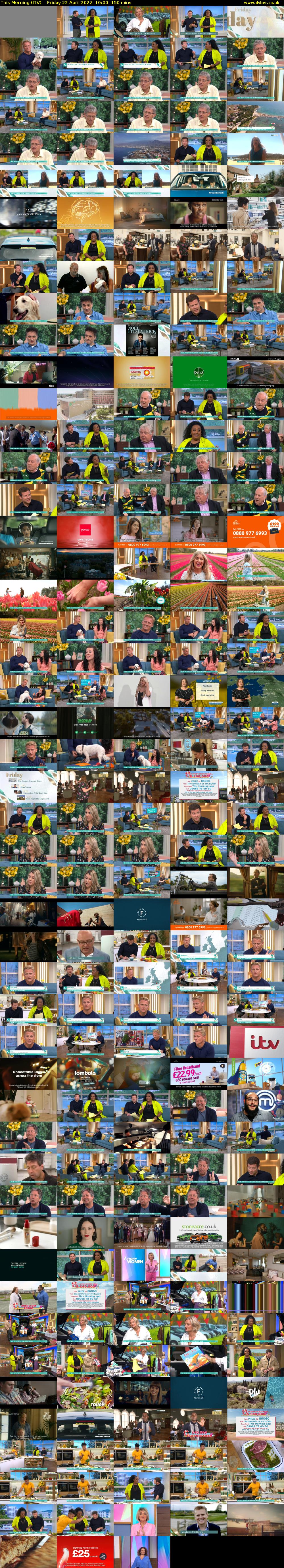 This Morning (ITV) Friday 22 April 2022 10:00 - 12:30