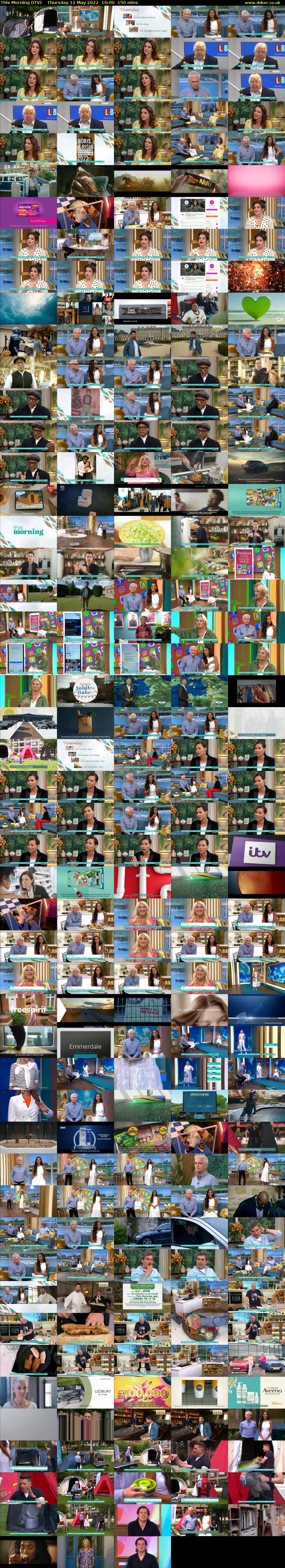 This Morning (ITV) Thursday 12 May 2022 10:00 - 12:30